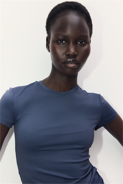 Облегающая футболка из микрофибры 1142908060