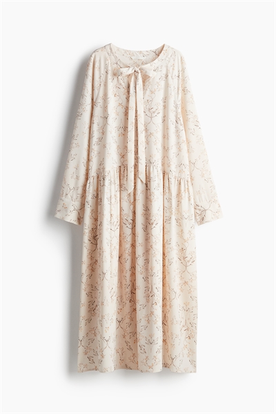 Платье с вырезом на завязках 1256897004