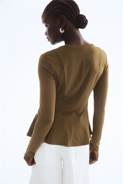 Топ с пеплумом 1306157005