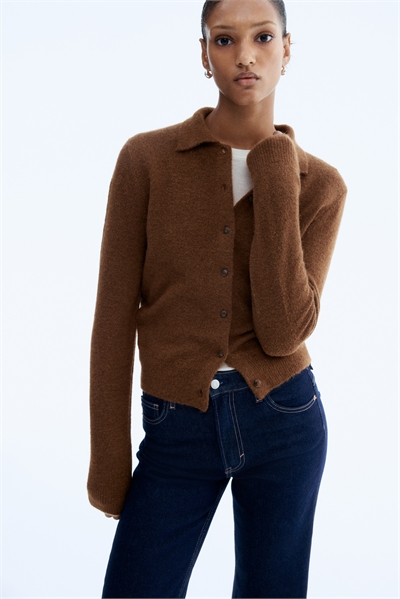 Кардиган с воротником 1295237004