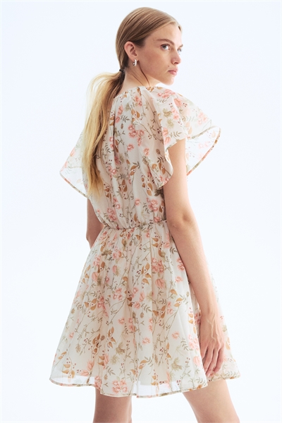 Платье с рукавами-бабочками 1297761005