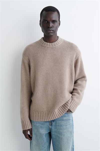 Джемпер из кашемира крупной вязки 1251102006