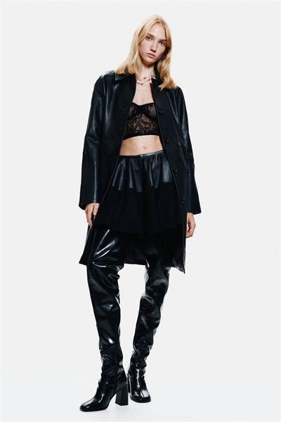 Кожаное пальто 1298550001