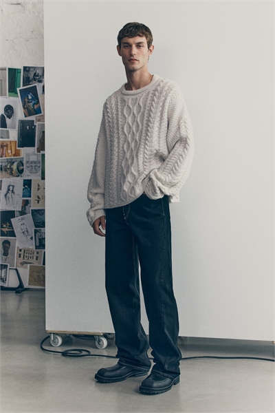 Свободные витые джинсы 1299786003