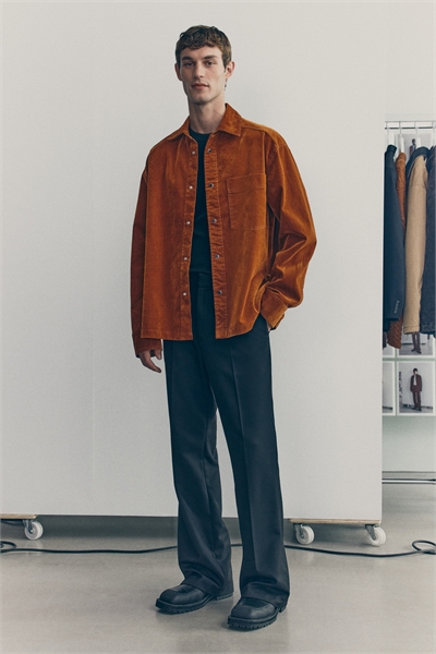 Куртка-рубашка из матового твила 1304703002