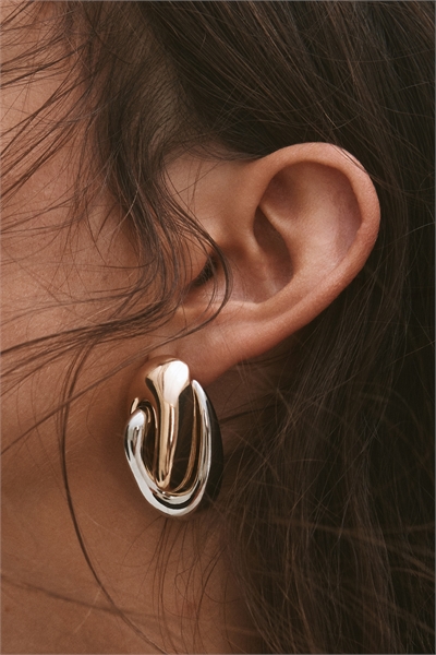 Двухцветные серьги 1310567001