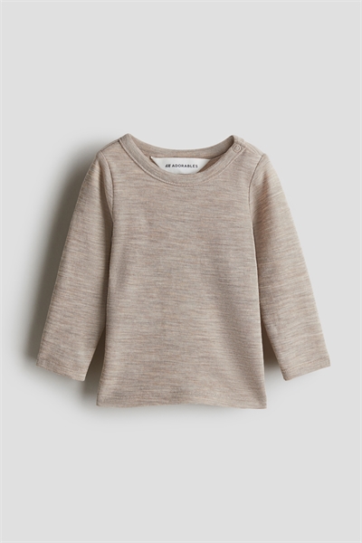 Топ из шерстяного трикотажа 1235110001