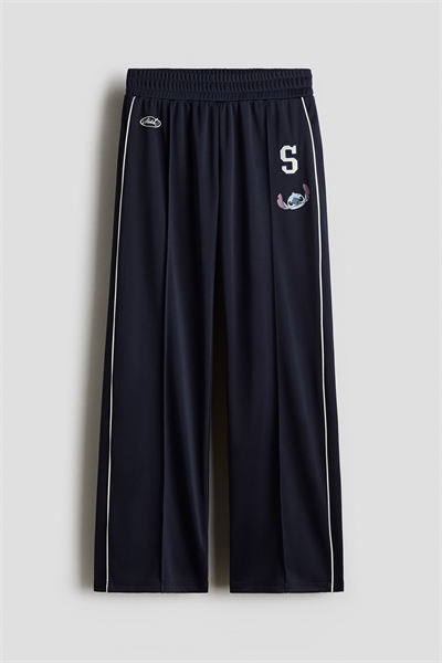 Спортивные брюки с широкими штанинами 1281423006