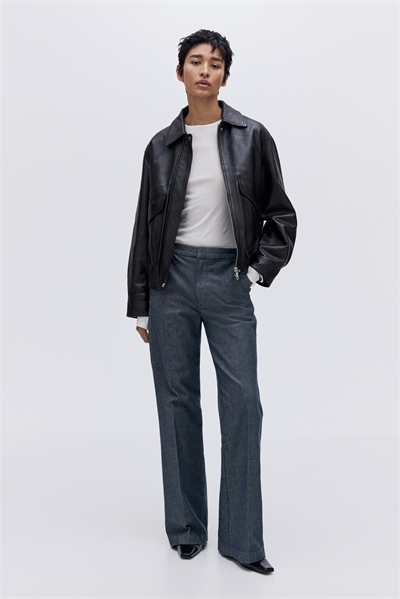 Расклешенные высокие джинсы 1301148005