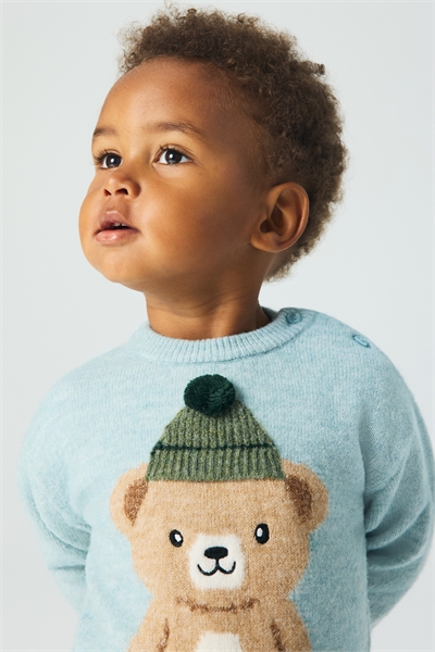 Джемпер с узором 1301396001