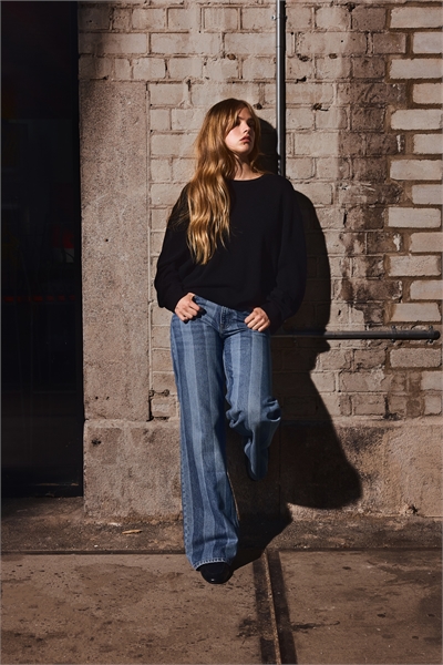 Широкие высокие джинсы 1307186001