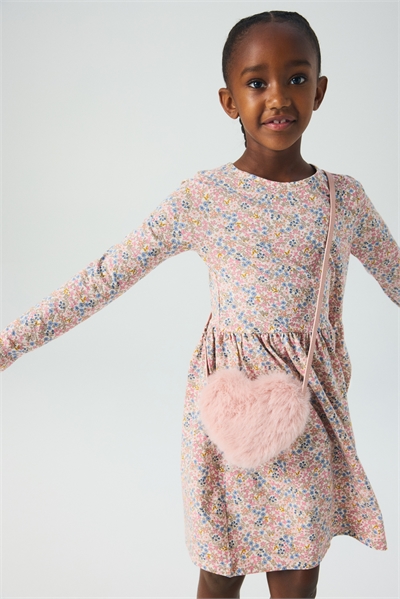 Хлопковое платье с принтом 1245392029