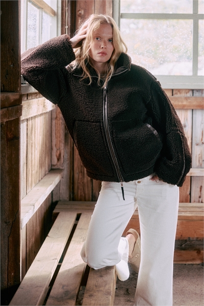 MAMA Плюшевая куртка на молнии 1297297002