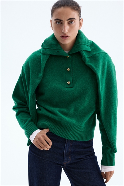 Джемпер с воротником 1306268002