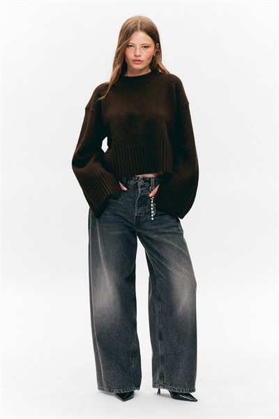 Вязаный свитер оверсайз 1296919003