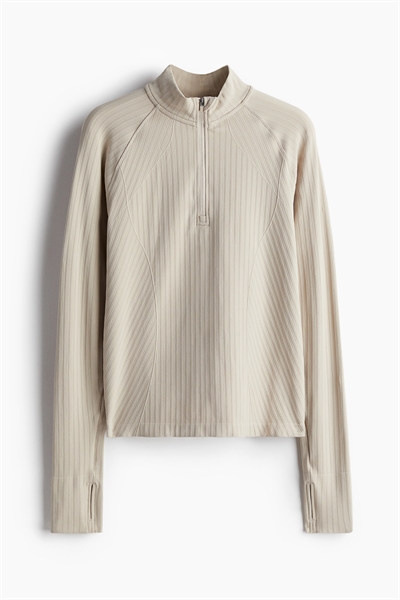 Бесшовный спортивный топ на молнии с DryMove™ 1178257009