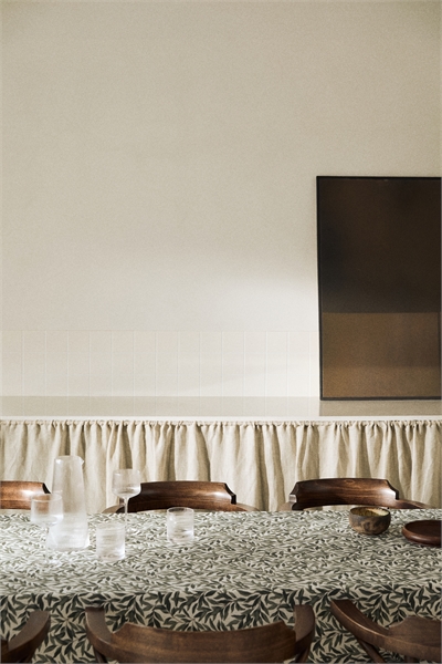 Хлопковая скатерть с узором 1282210005