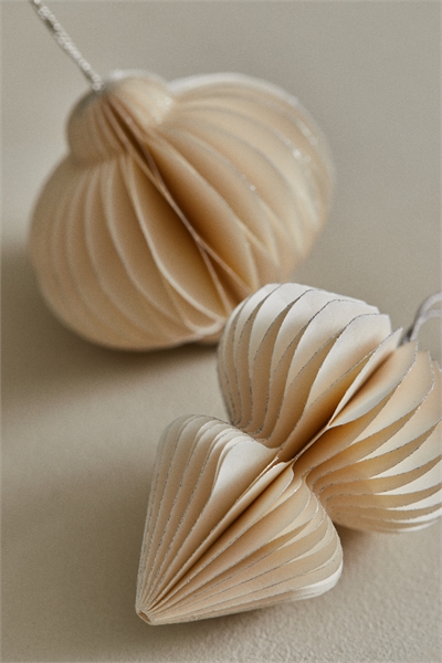 Бумажные рождественские украшения 2 шт. 1293863001