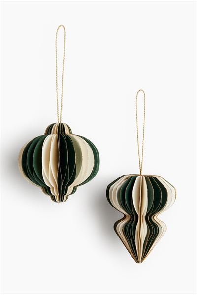 Бумажные рождественские украшения 2 шт. 1293863003