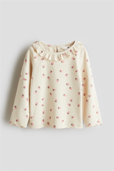 Топ из ребристого трикотажа 1310679002