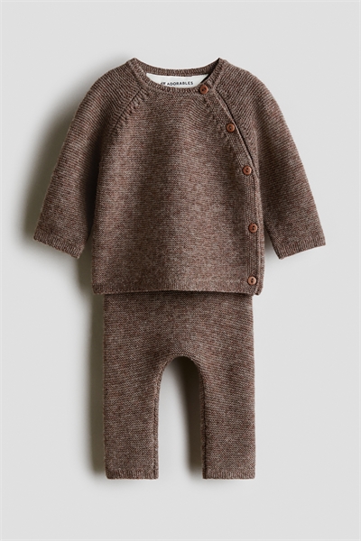 Комплект из 2 частей из мериносовой шерсти 1284642002