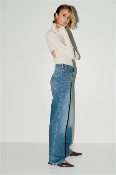 Прямые высокие джинсы 1303107005