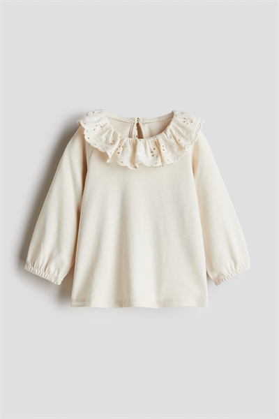 Топ с воротником Broderie anglaise 1305807001