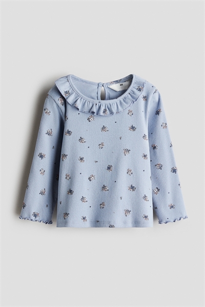 Топ из ребристого трикотажа 1310679004