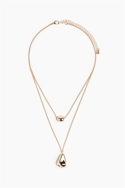 Ожерелье с подвеской из двух цепочек 1313299001