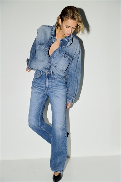 Прямые высокие джинсы 1317659002