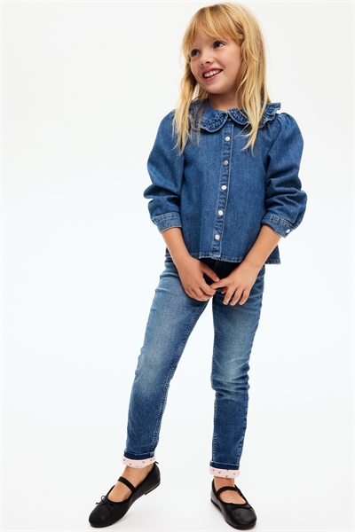 Джинсы скинни с подкладкой 1243130004