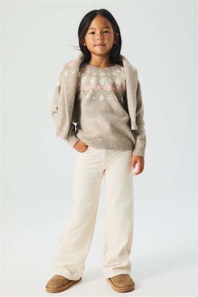 Широкие хлопковые вельветовые брюки 1283102002