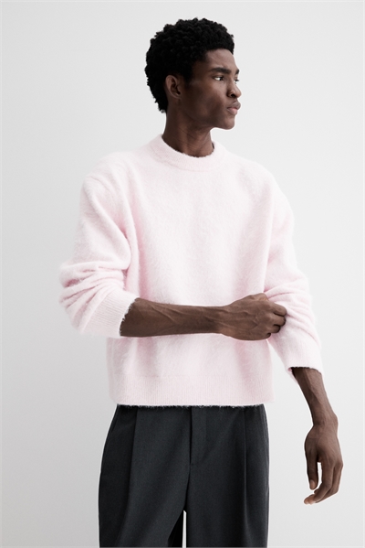 Пушистый джемпер Loose Fit 1303623003