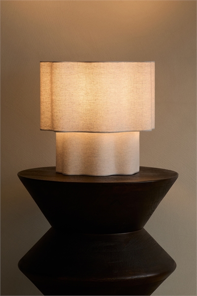 Настольная лампа с тканевой обивкой 1277539001