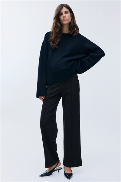 Брюки MAMA с креповым передом 1256865001