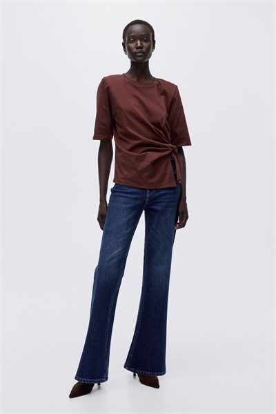 Футболка с деталью "твист 1305877001