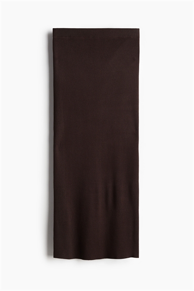 Юбка-карандаш из ребристого трикотажа 1261055001