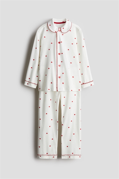 Хлопковая пижама с принтом 1248090002