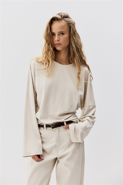 Хлопковый топ с длинными рукавами 1307772002