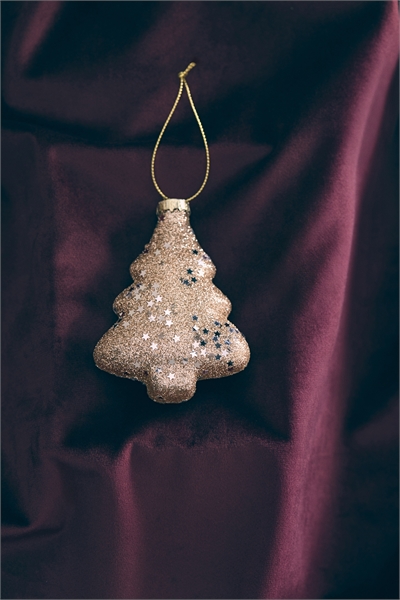 Стеклянное рождественское украшение 1299157002