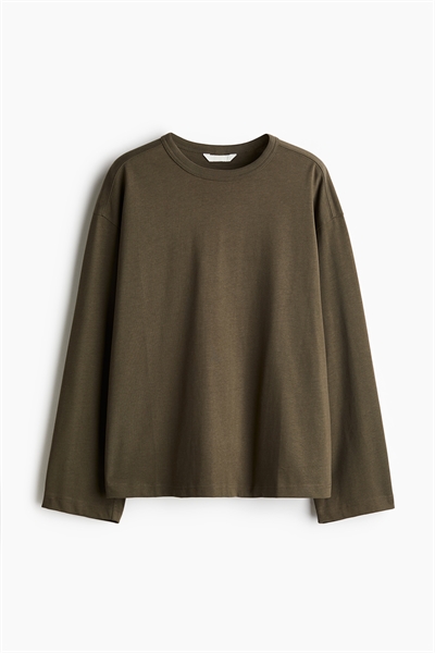 Топ из хлопкового джерси 1243660003