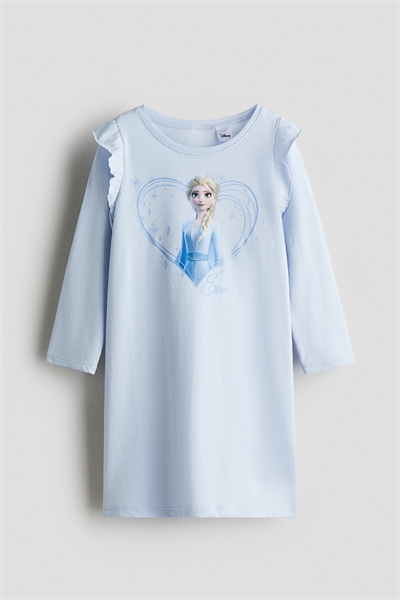 Ночная сорочка из джерси с принтом 1298823001