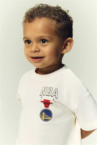 Футболка из хлопка с принтом 1307311001