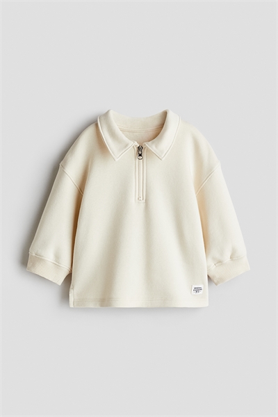 Хлопковая толстовка-поло 1312595001