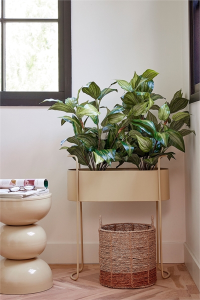 Металлический цветочный горшок с рамкой 1334360001