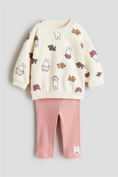 Комплект с принтом из 2 частей 1296374006