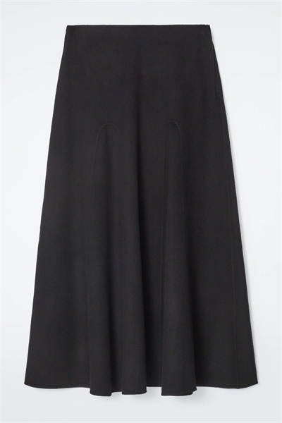 Юбка из шерстяной ткани 1246137001