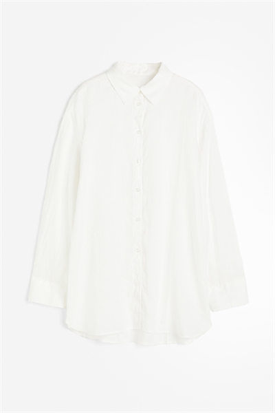 Длинная льняная рубашка 1201142001