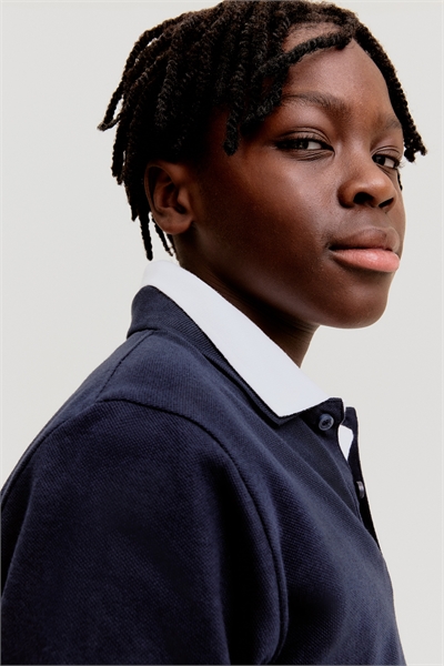 Рубашка-поло из хлопкового пике 1215466002