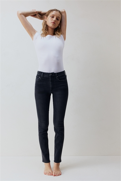 Джинсы с высокой посадкой 1229028005